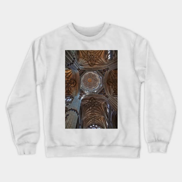 Spain. Salamanca. New Cathedral. Vaults. Crewneck Sweatshirt by vadim19